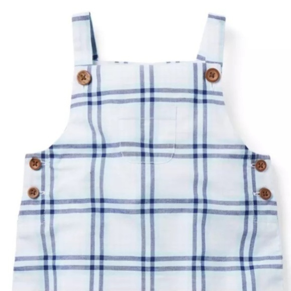 Baby Madras Plaid Overall
